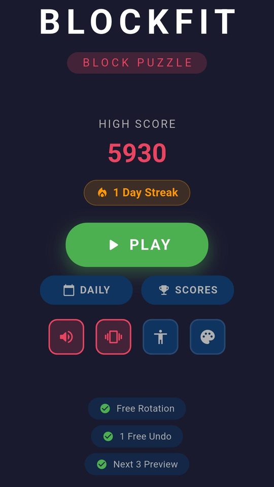 BlockFit screenshot 1